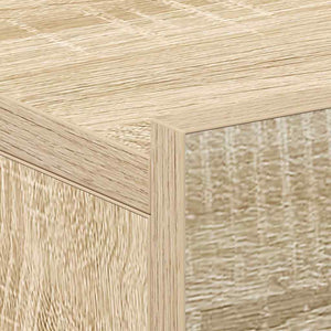 Κομοδίνο Κρεμαστό Sonoma Δρυς 40x30x15 εκ. από Επεξ. Ξύλο