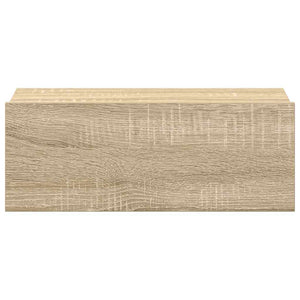 Κομοδίνα Κρεμαστά 2 τεμ. Sonoma Δρυς 40x30x15εκ. από Επεξ. Ξύλο - Pakobazaar