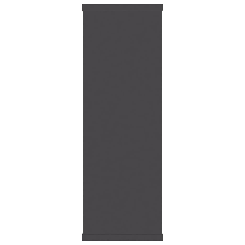 Ραφιέρα Τοίχου Γκρι 104 x 20 x 58,5 εκ. από Επεξεργασμένο Ξύλο