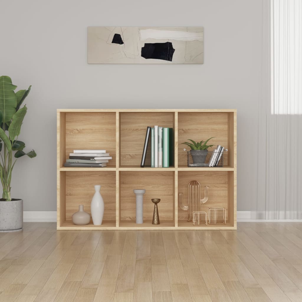 Ραφιέρα / Βιβλιοθήκη Sonoma Δρυς 66x30x98 εκ. από Επεξ. Ξύλο - Pakobazaar