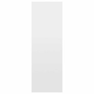 Ραφιέρα/Βιβλιοθήκη Γυαλιστερό Λευκό 66x30x98 εκ. Επεξ. Ξύλο - Pakobazaar