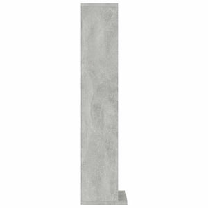 Έπιπλο για CD Γκρι Σκυροδέματος 21x20x88 εκ. Επεξεργασμένο Ξύλο