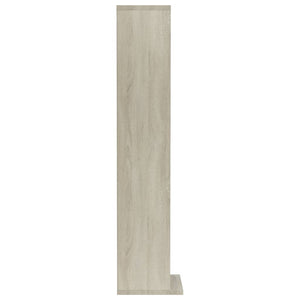 Έπιπλο για CD Λευκό/Sonoma Δρυς 21x20x88 εκ. Επεξεργασμένο Ξύλο