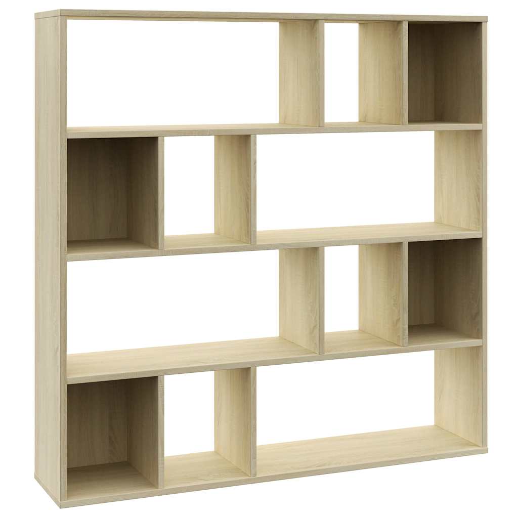 Διαχωριστικό/Βιβλιοθήκη Sonoma Δρυς 110x24x110 εκ. Μοριοσανίδα