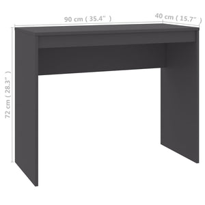 Γραφείο Γκρι 90 x 40 x 72 εκ. από Επεξεργασμένο Ξύλο