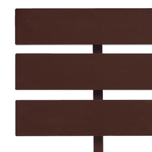 Πλαίσιο Κρεβατιού Σκούρο Καφέ 140x200 εκ. από Μασίφ Ξύλο Πεύκου - PAKOBAZAAR