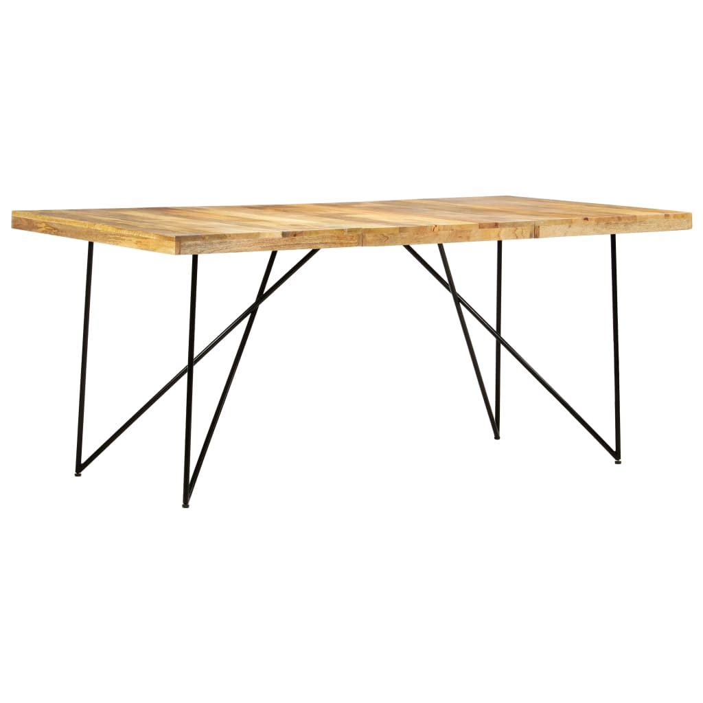 Τραπεζαρία 180 x 90 x 76 εκ. από Μασίφ Ξύλο Μάνγκο - PAKOBAZAAR