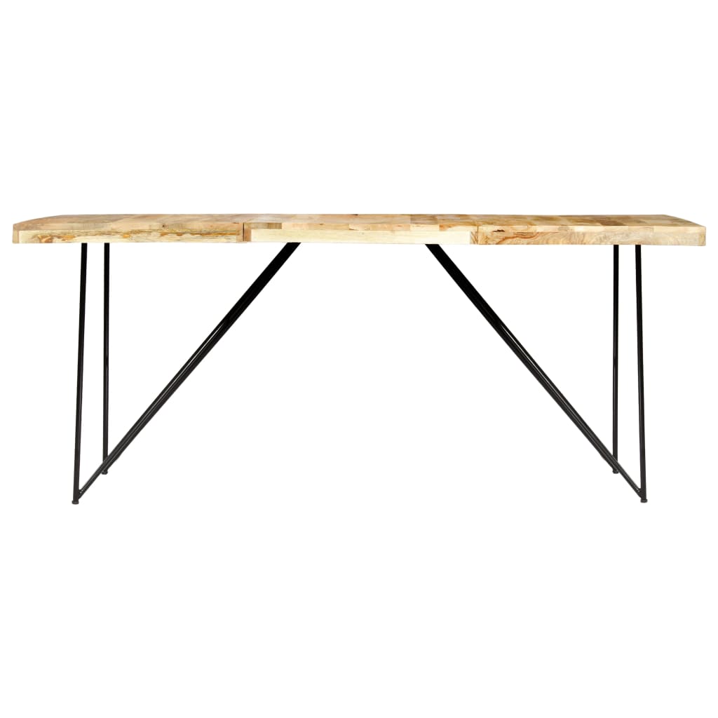 Τραπεζαρία 180 x 90 x 76 εκ. από Μασίφ Ξύλο Μάνγκο - PAKOBAZAAR