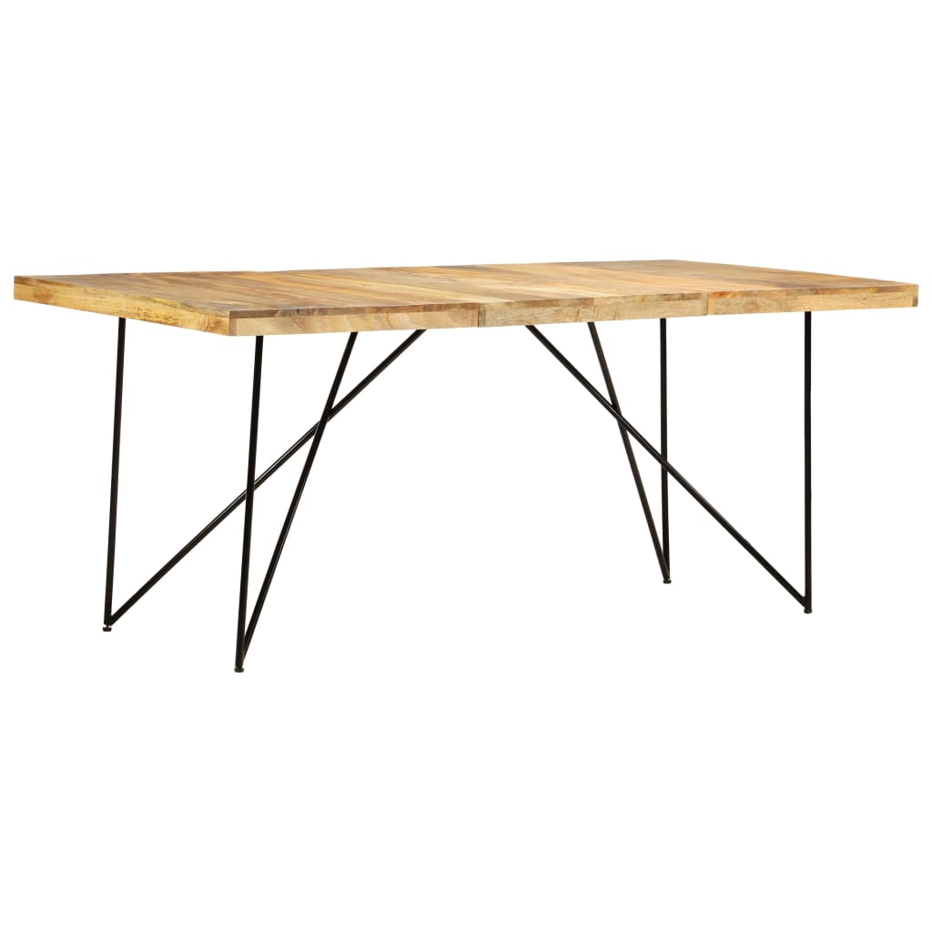 Τραπεζαρία 180 x 90 x 76 εκ. από Μασίφ Ξύλο Μάνγκο - PAKOBAZAAR