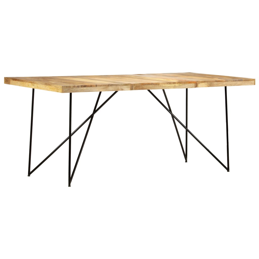 Τραπεζαρία 180 x 90 x 76 εκ. από Μασίφ Ξύλο Μάνγκο - PAKOBAZAAR