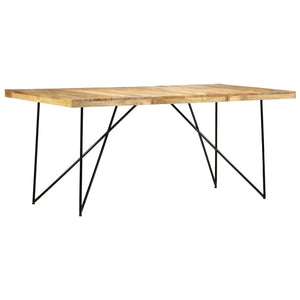 Τραπεζαρία 180 x 90 x 76 εκ. από Μασίφ Ξύλο Μάνγκο - PAKOBAZAAR