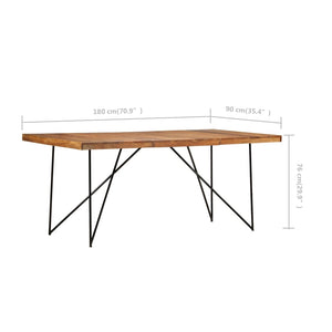 Τραπεζαρία 180 x 90 x 76 εκ. από Μασίφ Ξύλο Ακακίας - PAKOBAZAAR
