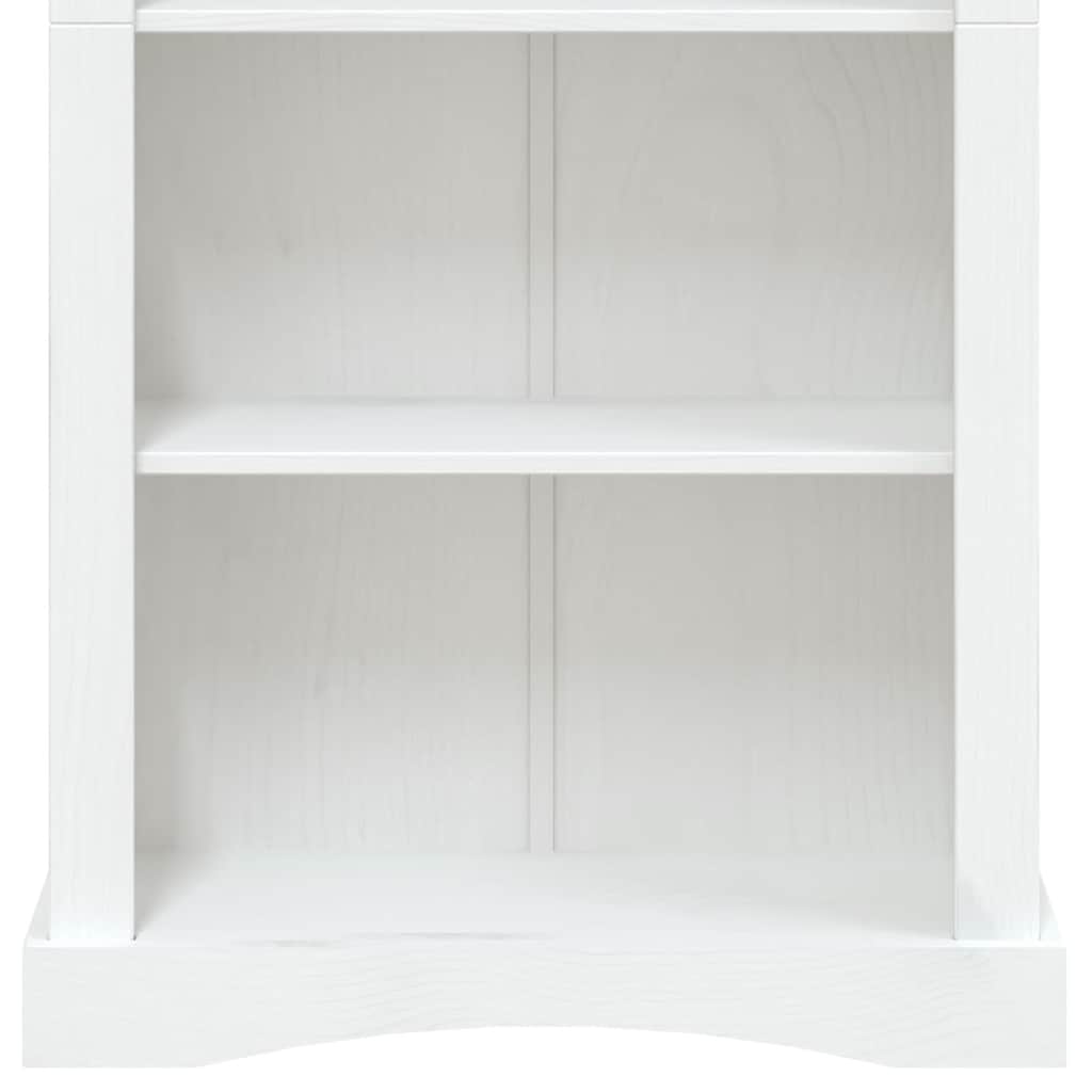 Βιβλιοθήκη 4 Επ. Μεξικ. Στιλ Corona Λευκό 80x29x150 εκ.