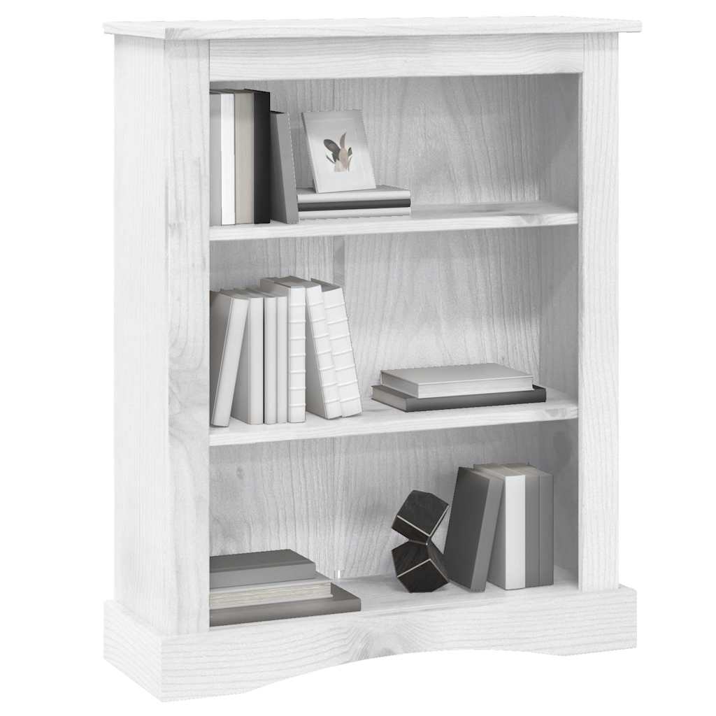 Βιβλιοθήκη 30 Επ. Μεξικ. Στιλ Corona Λευκό 81x29x150 εκ. - PAKOBAZAAR