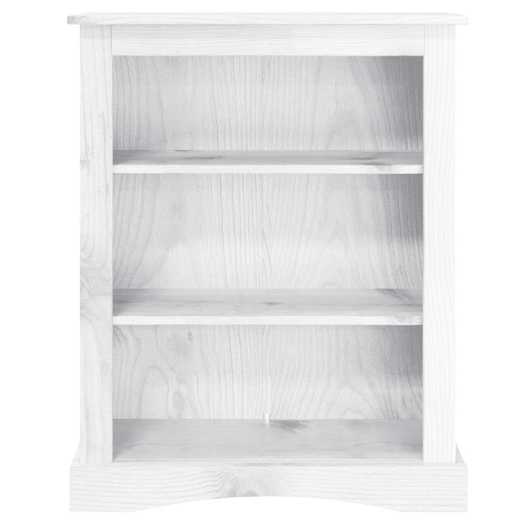 Βιβλιοθήκη 30 Επ. Μεξικ. Στιλ Corona Λευκό 81x29x150 εκ. - PAKOBAZAAR