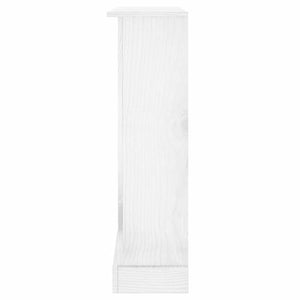 Βιβλιοθήκη 30 Επ. Μεξικ. Στιλ Corona Λευκό 81x29x150 εκ. - PAKOBAZAAR