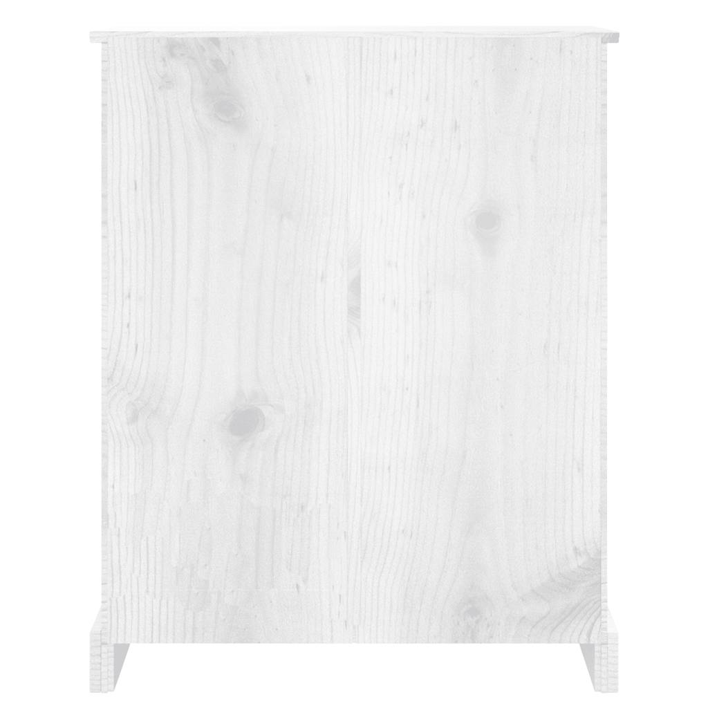 Βιβλιοθήκη 30 Επ. Μεξικ. Στιλ Corona Λευκό 81x29x150 εκ. - PAKOBAZAAR