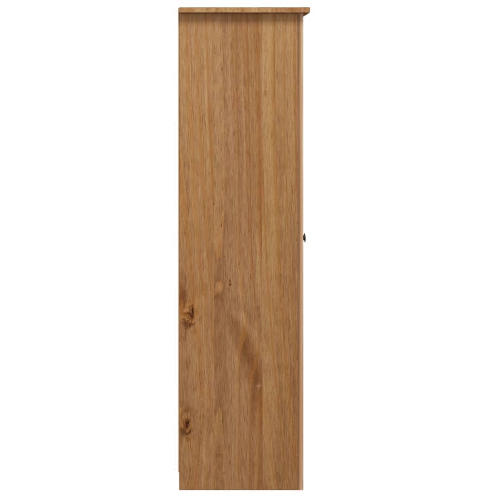 Ντουλάπα Τρίφυλλη 118 x 50 x 171,5 εκ. Ξύλο Πεύκου Σειρά Panama - PAKOBAZAAR
