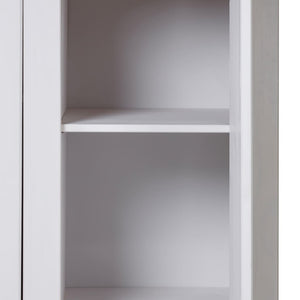 Ντουλάπα Τρίφυλλη Λευκή 118x50x171,5εκ Ξύλο Πεύκου Σειρά Panama - Pakobazaar