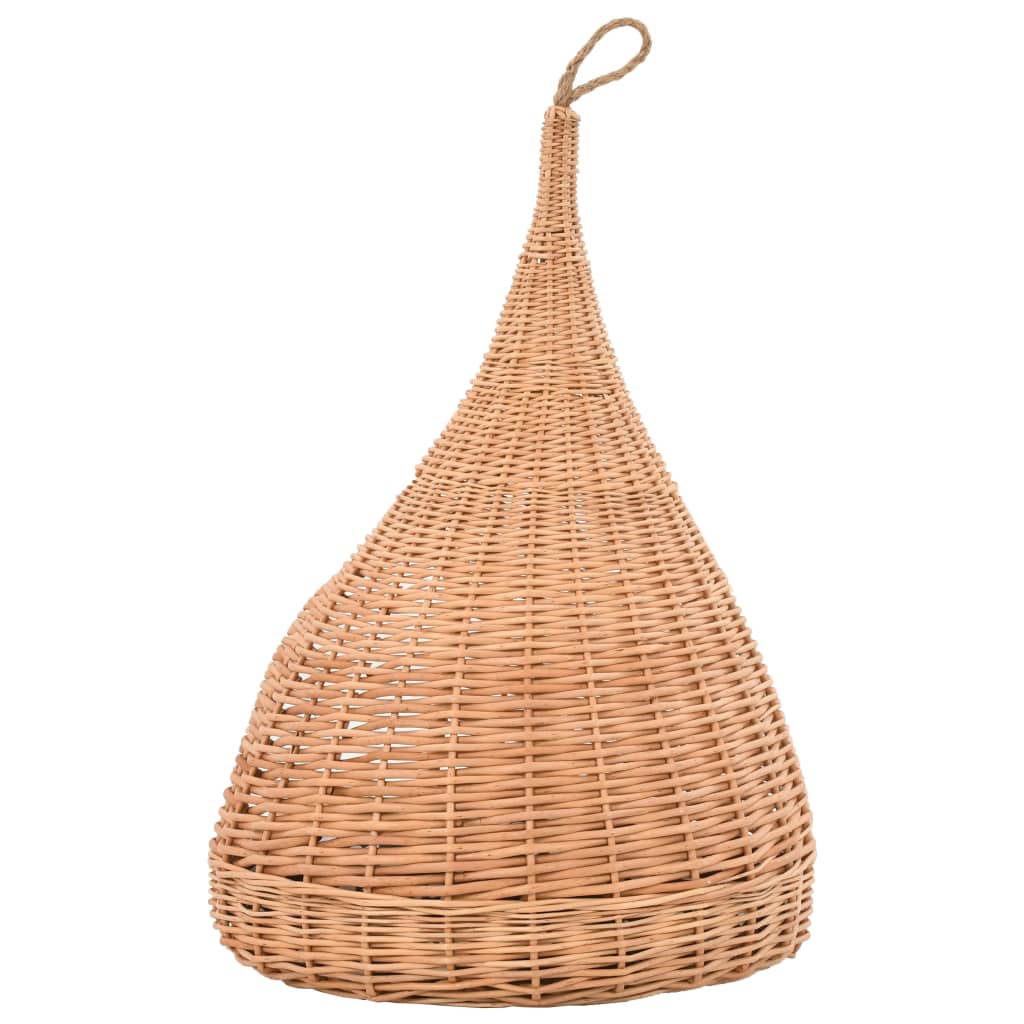 Σπίτι Γάτας Teepee με Μαξιλάρι 40x60 εκ. από Φυσικό Ξύλο Ιτιάς - PAKOBAZAAR