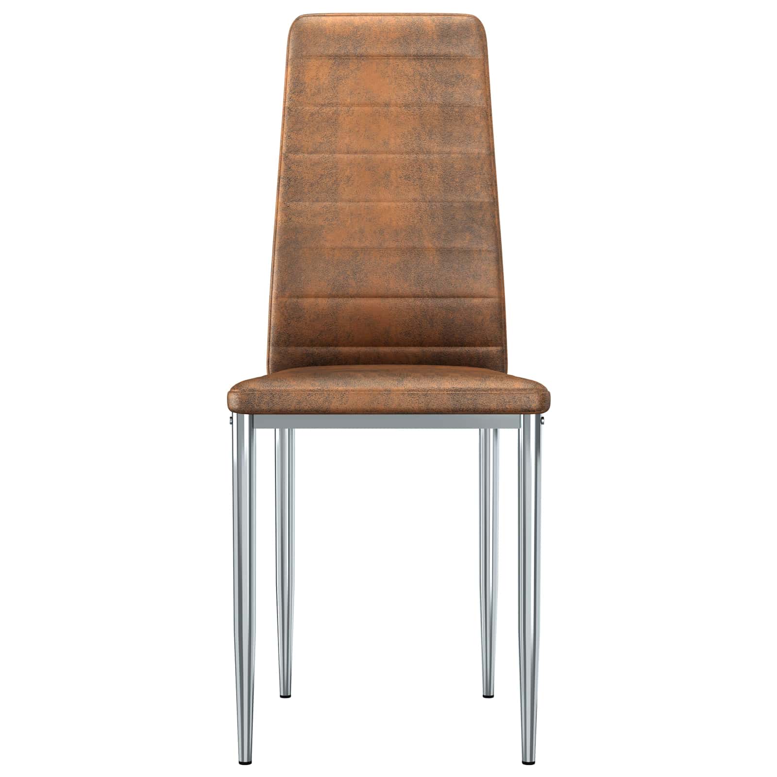 Καρέκλες φαγητού 2 τμχ. Καφέ 41.5 x 48 x 99 εκ - Pakobazaar