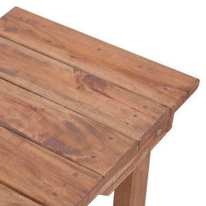 Βοηθητικό Τραπέζι 70 x 35 x 60 εκ. από Μασίφ Μαόνι - PAKOBAZAAR