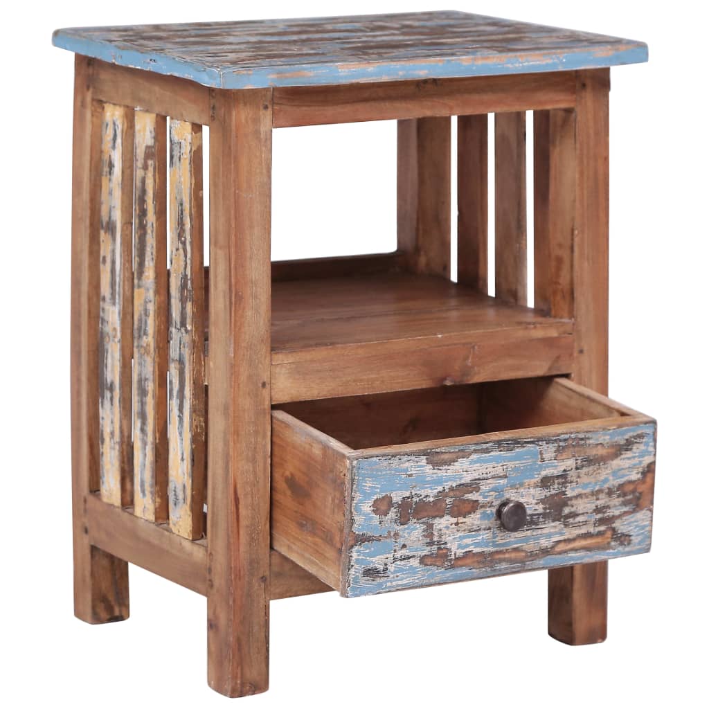 Κομοδίνο 41 x 30 x 50 εκ. από Μασίφ Ξύλο Μαόνι - PAKOBAZAAR