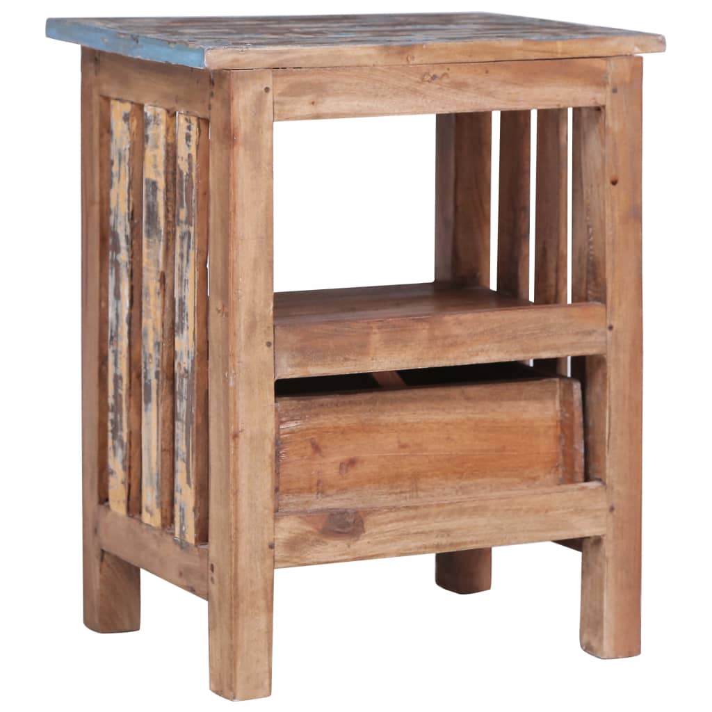 Κομοδίνο 41 x 30 x 50 εκ. από Μασίφ Ξύλο Μαόνι - PAKOBAZAAR