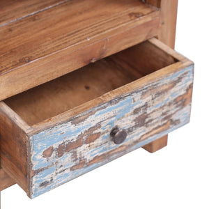 Κομοδίνο 41 x 30 x 50 εκ. από Μασίφ Ξύλο Μαόνι - PAKOBAZAAR