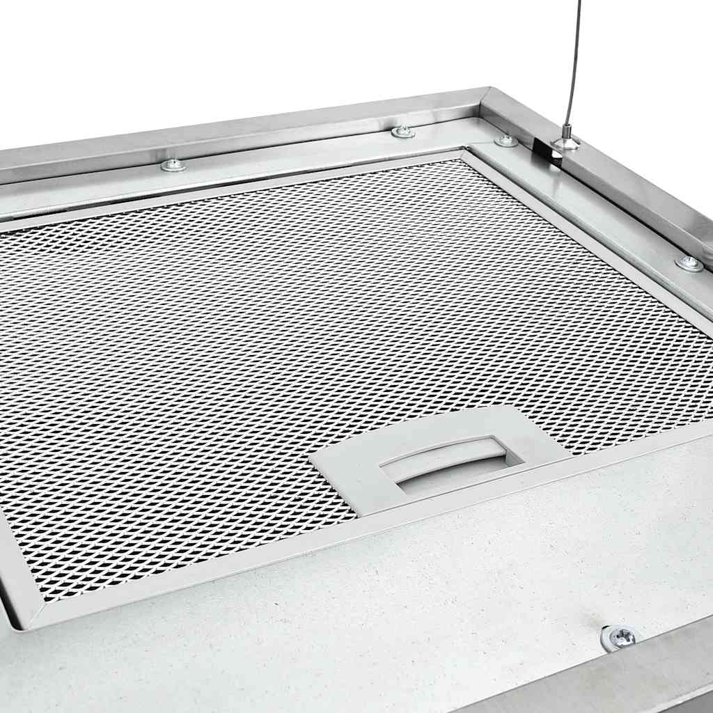 Απορροφητήρας Νησίδα Κρεμαστός Αφής με LCD 37 εκ. Ανοξ. Ατσάλι - Pakobazaar