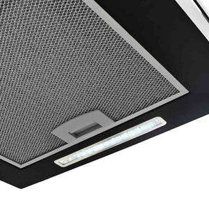 Απορροφητήρας Νησίδα Κρεμαστός Αφής με LCD 37 εκ. Ατσάλινος - Pakobazaar
