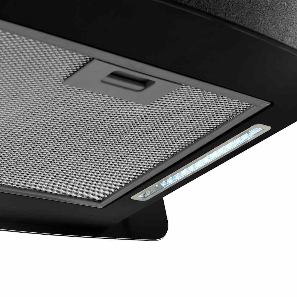 Απορροφητήρας Νησίδα Κρεμαστός Αφής με LCD από Ψημένο Γυαλί - Pakobazaar
