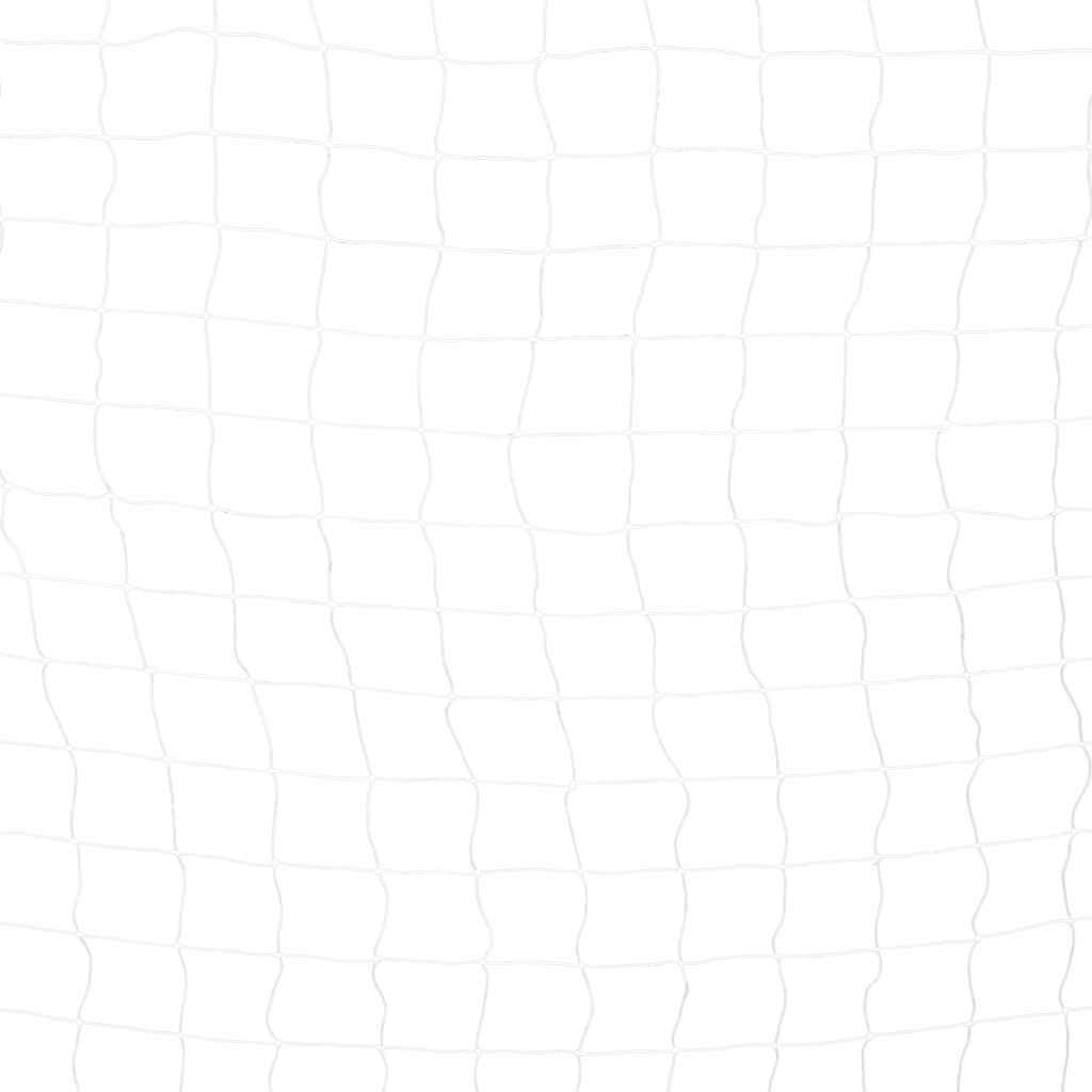 Τέρμα Ποδοσφαίρου Ασπρόμαυρο 300 x 200 x 90 εκ. Μεταλλικό - Pakobazaar