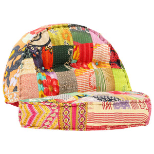 Πουφ Patchwork 100 x 20 εκ. Υφασμάτινο - PAKOBAZAAR