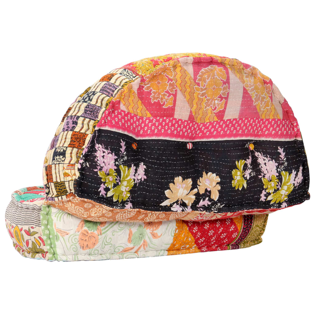 Πουφ Patchwork 100 x 20 εκ. Υφασμάτινο - PAKOBAZAAR