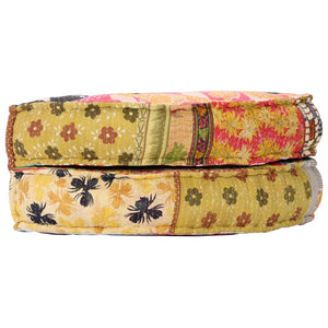 Πουφ Patchwork 100 x 20 εκ. Υφασμάτινο - PAKOBAZAAR