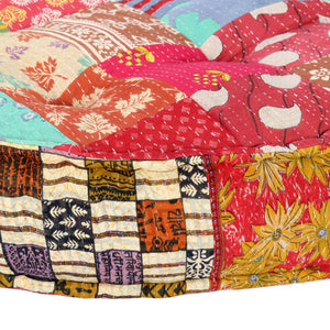 Πουφ Patchwork 100 x 20 εκ. Υφασμάτινο - PAKOBAZAAR