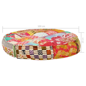 Πουφ Patchwork 100 x 20 εκ. Υφασμάτινο - PAKOBAZAAR