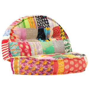 Πουφ Patchwork 100 x 20 εκ. Υφασμάτινο - PAKOBAZAAR