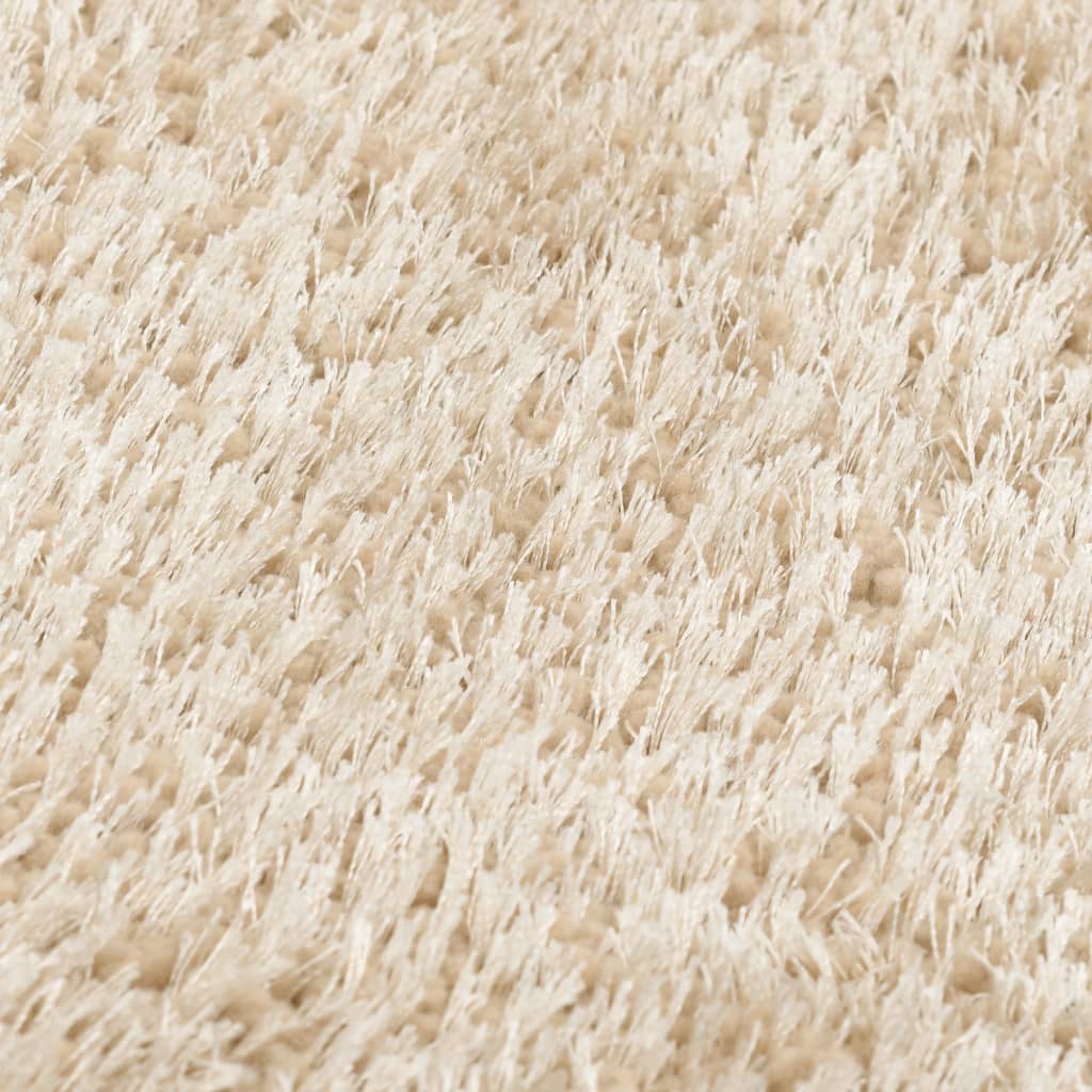 Χαλί Shaggy Μπεζ 120 x 160 εκ.