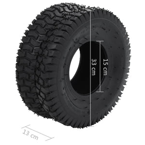 Λάστιχα για Καρότσι 2 τεμ. 15x6.00-6 4PR από Καουτσούκ - PAKOBAZAAR