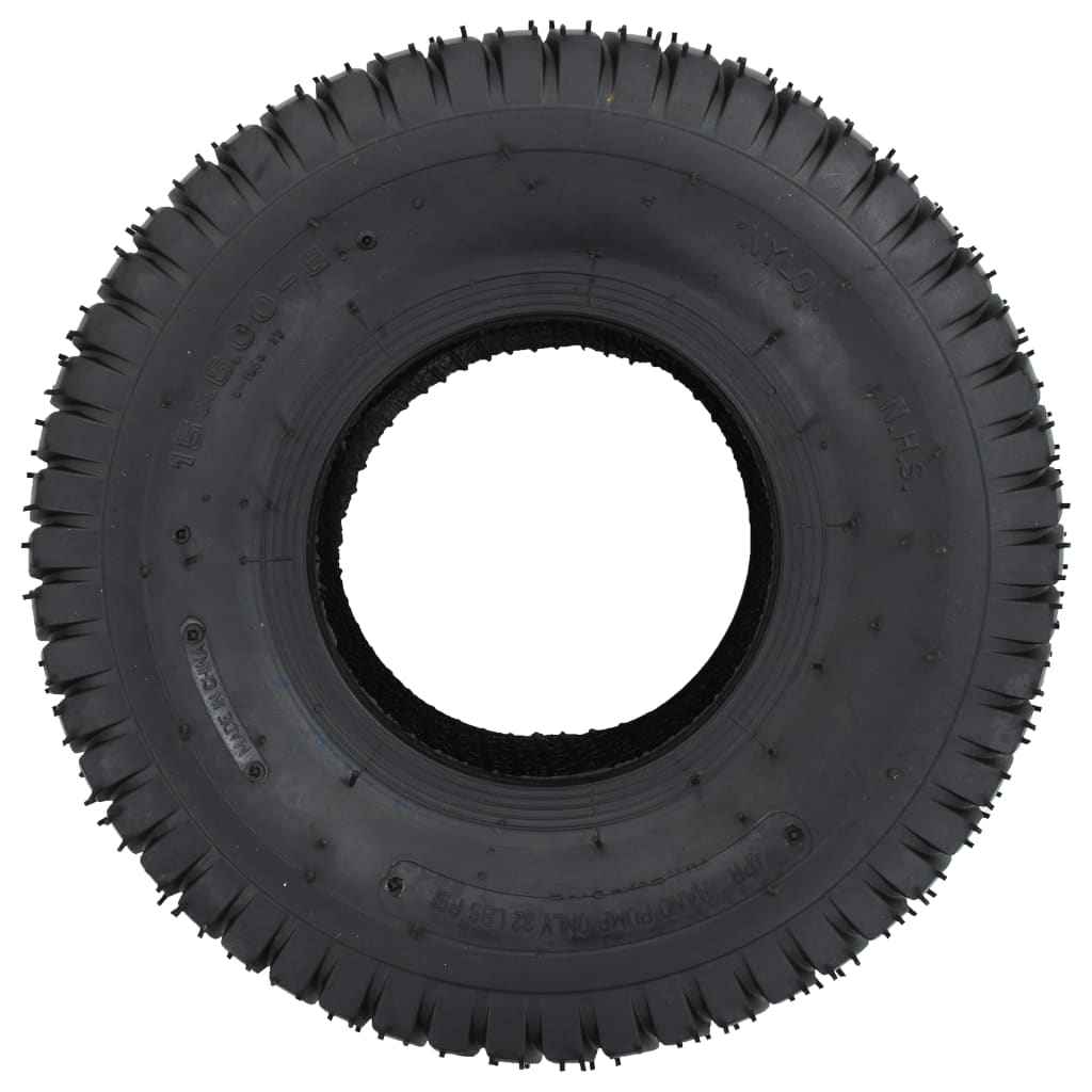 Λάστιχα & Σαμπρέλες για Καρότσι 4 τεμ. 15x6.00-6 4PR Καουτσούκ - PAKOBAZAAR
