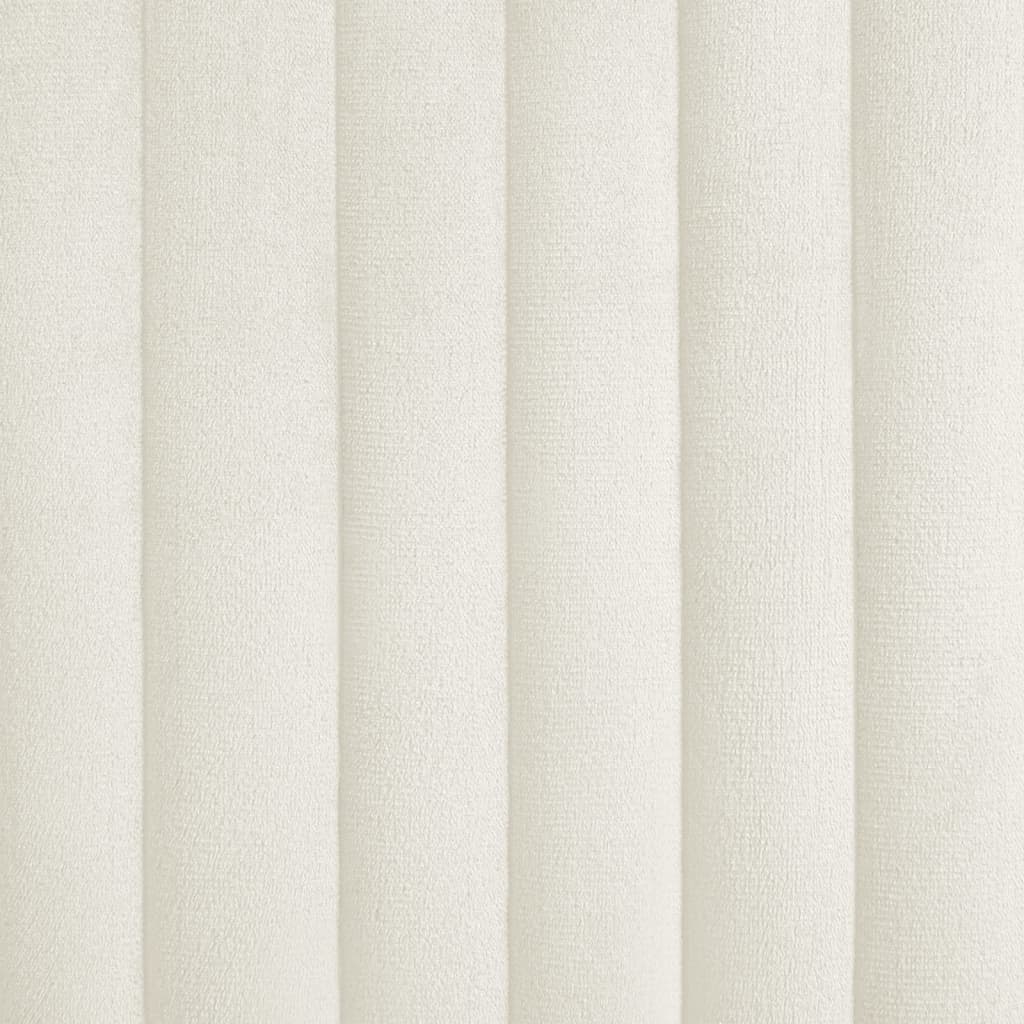 Καρέκλες Τραπεζαρίας 6 τεμ. Κρεμ Βελούδινες - Pakobazaar