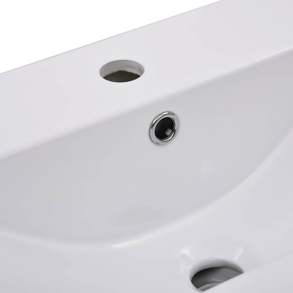 Νιπτήρας Ένθετος Λευκός 61 x 39,5 x 18,5 εκ. Κεραμικός - PAKOBAZAAR