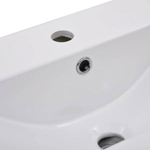 Νιπτήρας Ένθετος Λευκός 61 x 39,5 x 18,5 εκ. Κεραμικός - PAKOBAZAAR