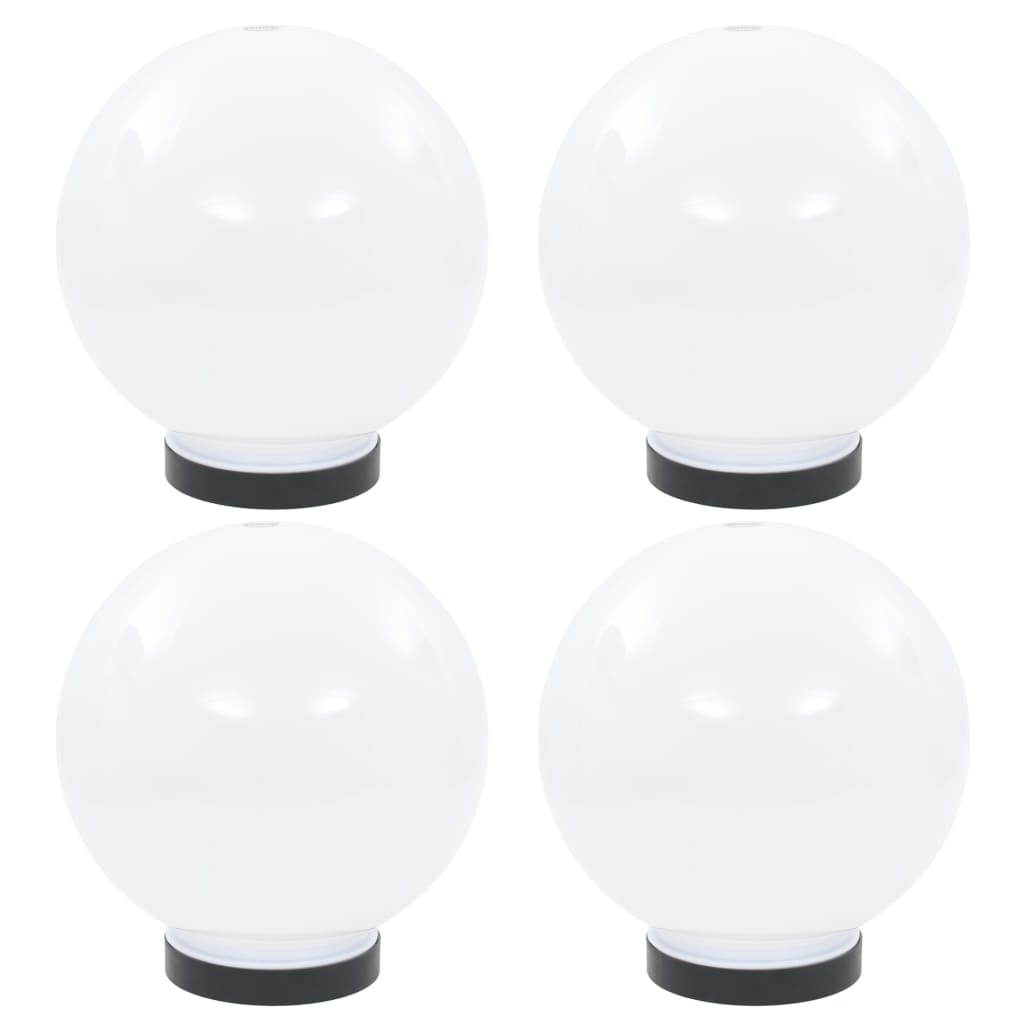Φωτιστικά Μπάλα LED 4 τεμ. Σφαιρικά 20 εκ. Ακρυλικά (PMMA) - PAKOBAZAAR