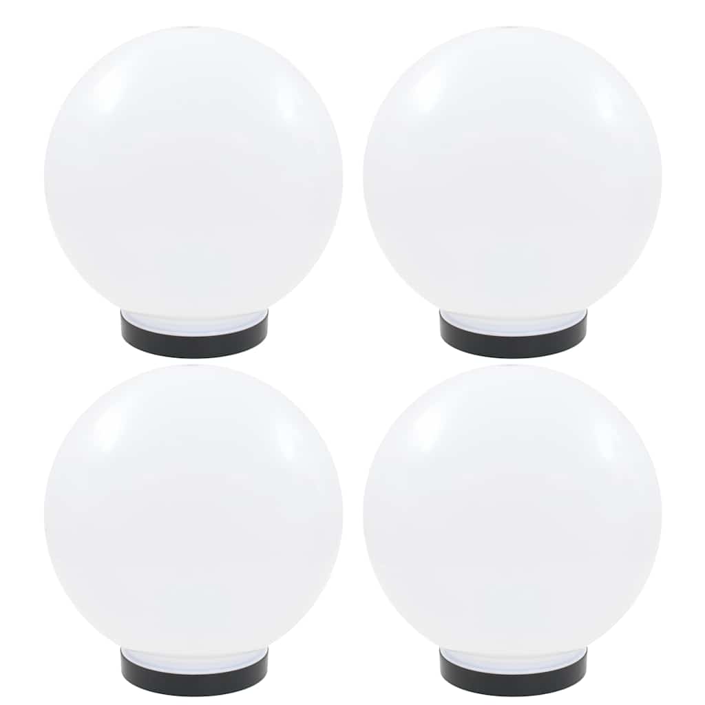Φωτιστικά Μπάλα LED 4 τεμ. Σφαιρικά 25 εκ. Ακρυλικά (PMMA) - PAKOBAZAAR