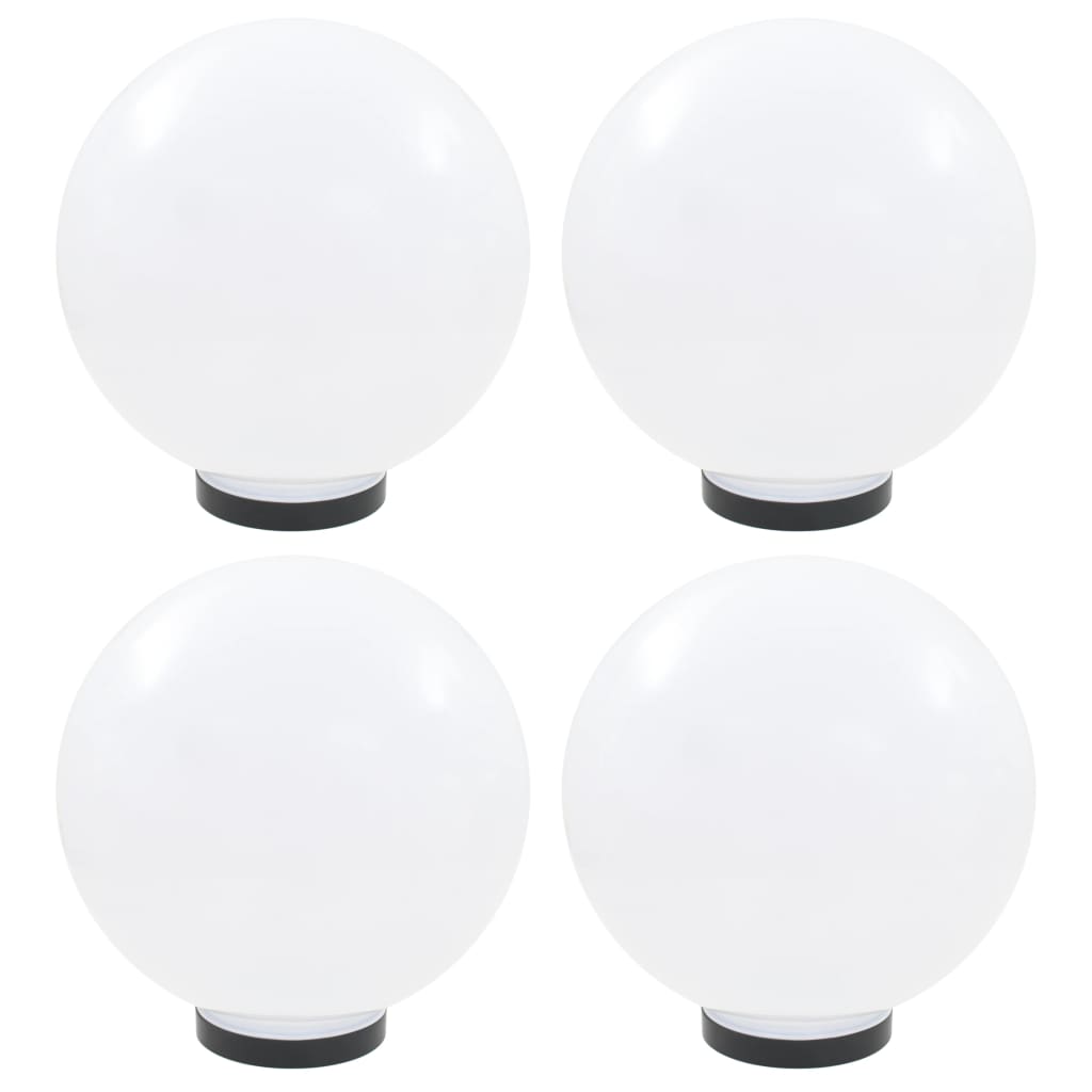 Φωτιστικά Μπάλα LED 4 τεμ. Σφαιρικά 30 εκ. Ακρυλικά (PMMA) - PAKOBAZAAR