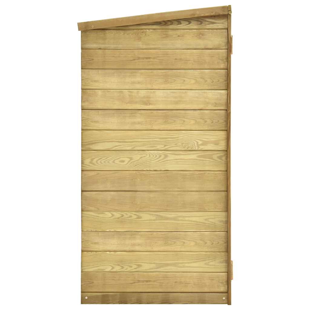 Αποθήκη Εργαλείων Κήπου 135x60x123 εκ. Εμποτισμένο Ξύλο Πεύκου