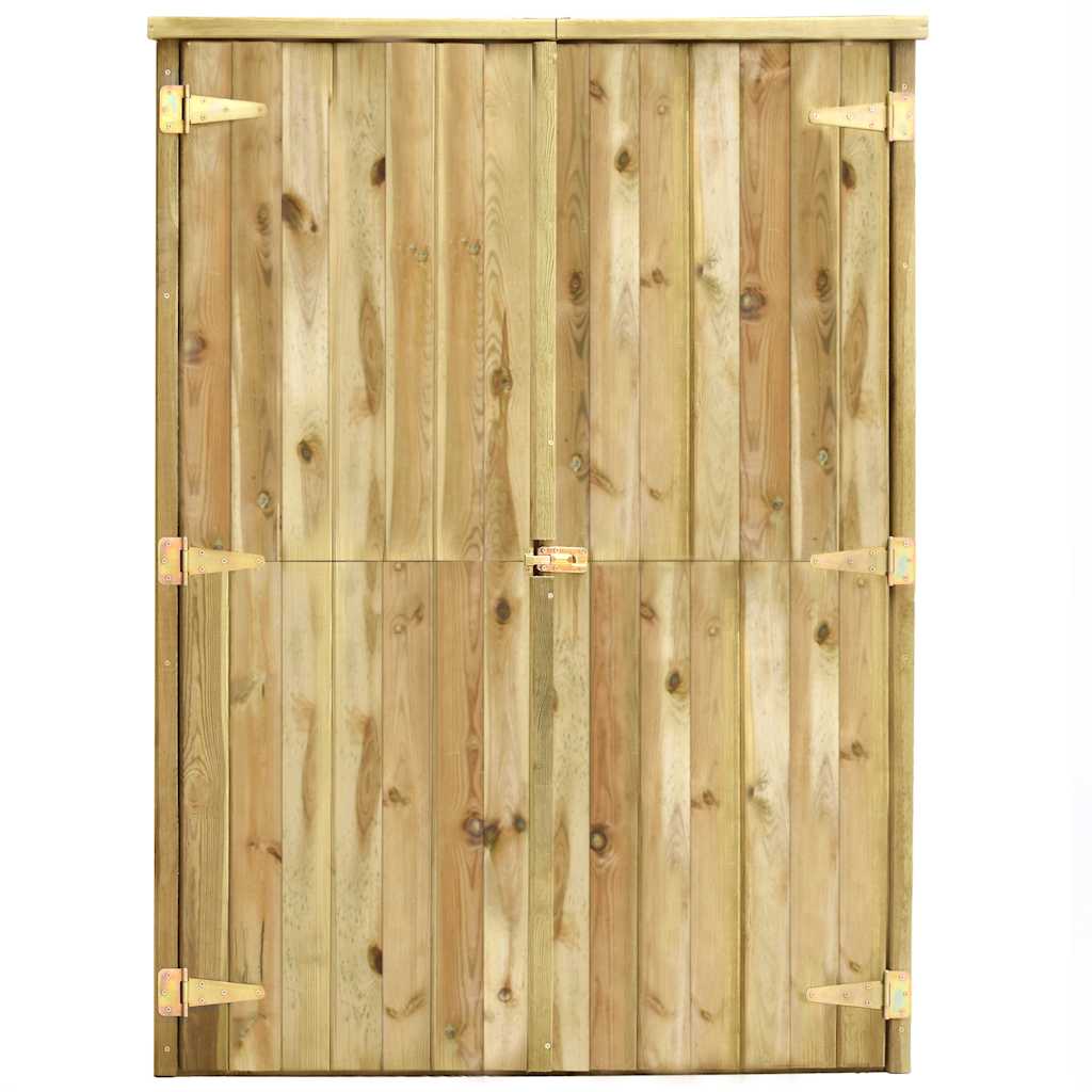 Αποθήκη Εργαλείων Κήπου 123x50x171 εκ. Εμποτισμένο Ξύλο Πεύκου